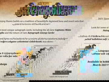 2021 Topps Gypsy Queen Baseball Factory Sealed Hobby Box 24 Pks 2 Auto's Per shipping July 16th Presell