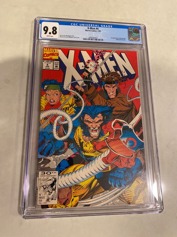 X-Men #4 CGC 9.8 WHITE PAGES - 1st Appearance of Omega Red