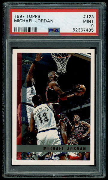 1997-98 Topps Michael Jordan #123 PSA 9