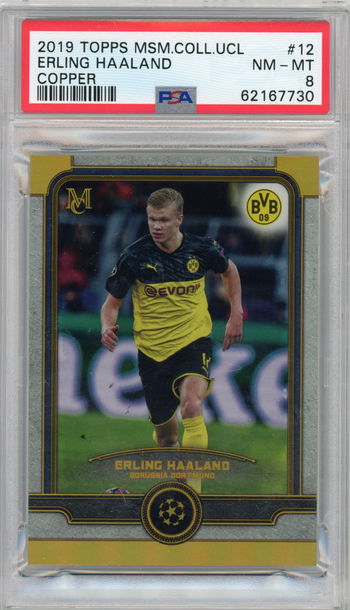 2019 Topps Museum Collection UCL Erling Haaland C