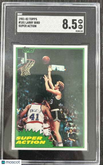 1981 Topps Larry Bird #101 Super Action SGC 8.5