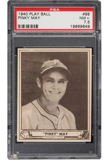 1940 play ball pinky may psa 7.5