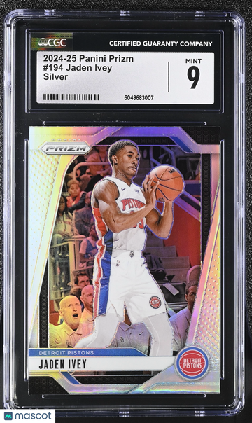 2024-25 Panini Prizm Jaden Ivey #194 Silver CGC 9