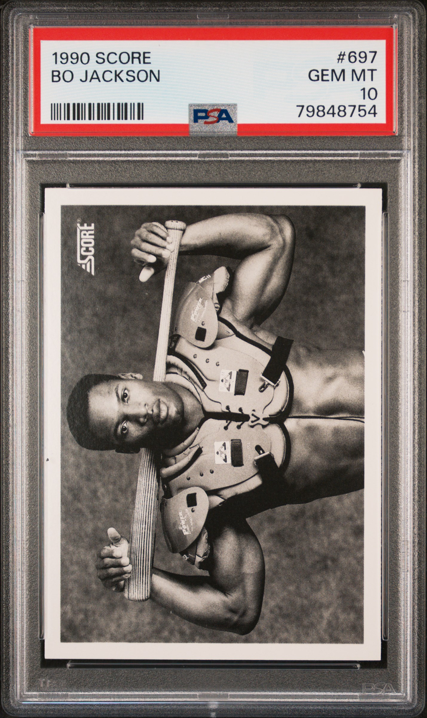 1990 Score #697 Bo Jackson PSA Gem Mint 10