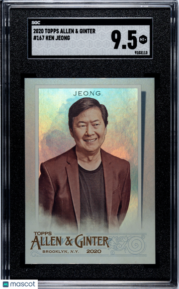 2020 Topps Allen & Ginter Ken Jeong #167 SGC 9.5