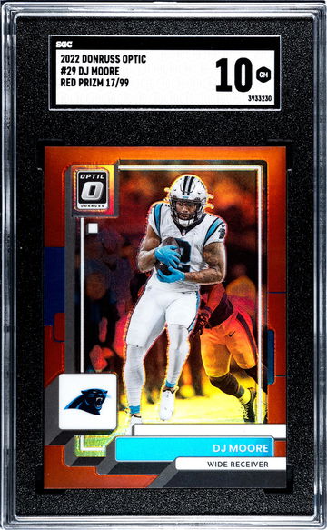 2022 Donruss Optic #29 DJ Moore /99 SGC 10