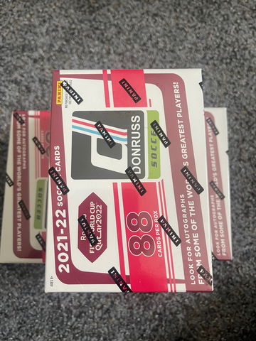 (3) Donruss soccer blasters 2021