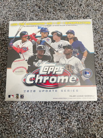 2020 Topps Chrome update Mega Box 