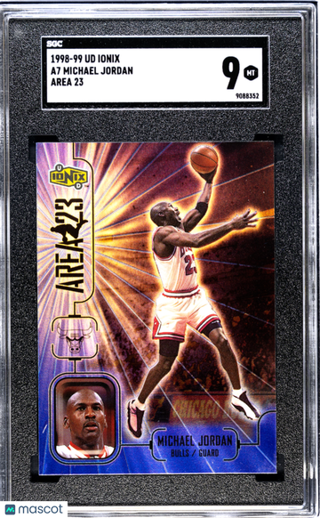 1998 Upper Deck Ionix Michael Jordan #A7 Area 23 SGC 9