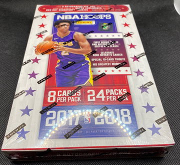 2017-18 Panini NBA Hoops Basketball Factory Sealed Hobby Box