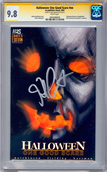 HALLOWEEN ONE GOOD SCARE #NN CGC-SS 9.8 SIGNED HORROR LEGEND JOHN CARPENTER 2003