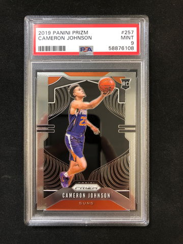 2019 Panini Prizm - Cameron Johnson - Rookie Base PSA 9 Mint