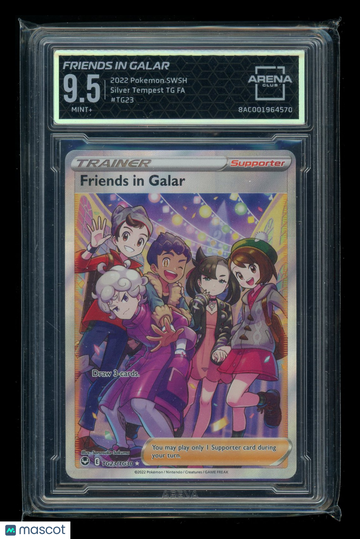 2022 Pokemon Silver Tempest Friends in Galar Arena Club 9.5 #TG23/TG30