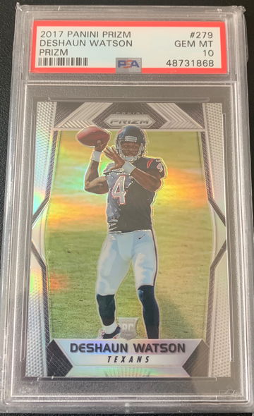 Deshaun Watson Silver Prizm PSA 10