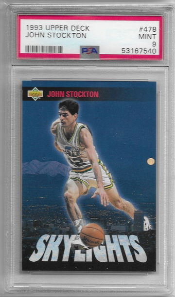 1993 Upper Deck SkyLights Clyde Drexler PSA 9