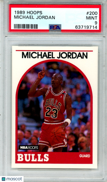 1989 Hoops Michael Jordan #200 PSA 9