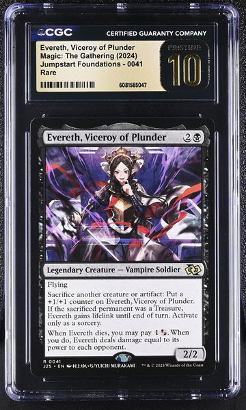 2024 Magic: The Gathering # Evereth Viceroy of Plunder Jumpstart Foundations CGC 10