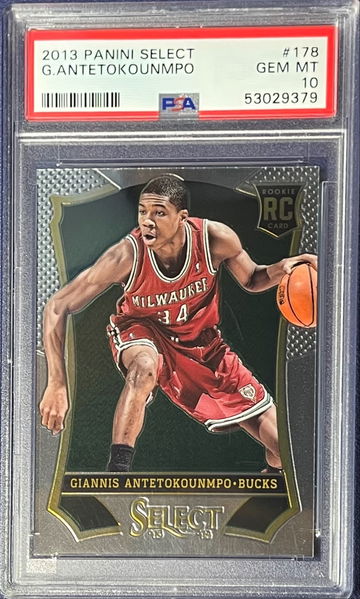 2013 Select Giannis Antetokounmpo PSA GEM MT 10