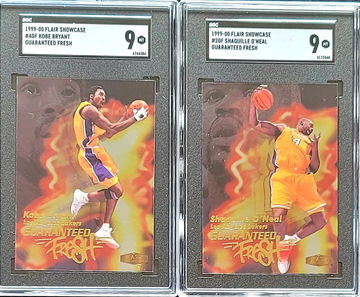 1999-00 Flair Kobe Bryant Shaquille O'Neal Guaranteed fresh 