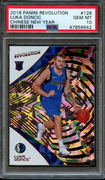 2018 Panini Revolution Chinese New Year Luka Doncic PSA 10