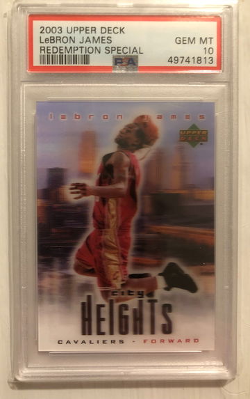 2003-04 Upper Deck LEBRON JAMES City Heights RC PSA 10 Rookie