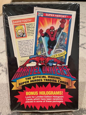1990 Marvel Universe series 1 sealed wax