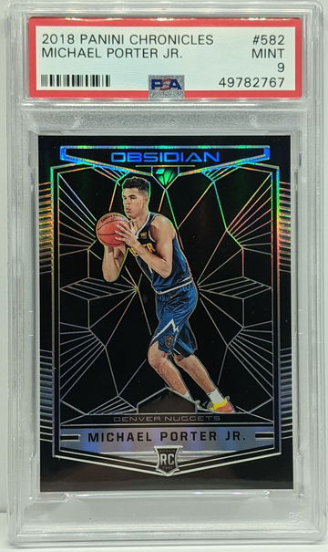 Michael Porter Jr. 2018 Chronicles Obsidian Preview PSA 9