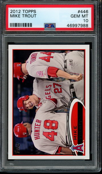 2012 Topps #446 Mike Trout PSA 10 GEM MINT