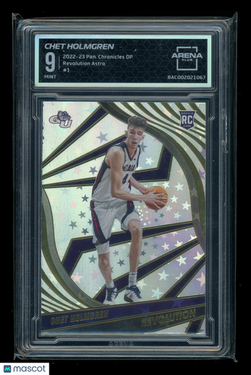 2022-23 Panini Chronicles Revolution Astro Chet Holmgren #No. 1 RC Arena Club 9