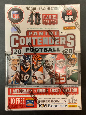 2020 Panini Contenders Football NFL Blaster Box Brand New Factory Sealed - 1 auto or swatch