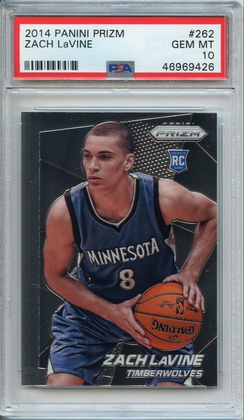 Zach Lavine Prizm PSA 10 NEP