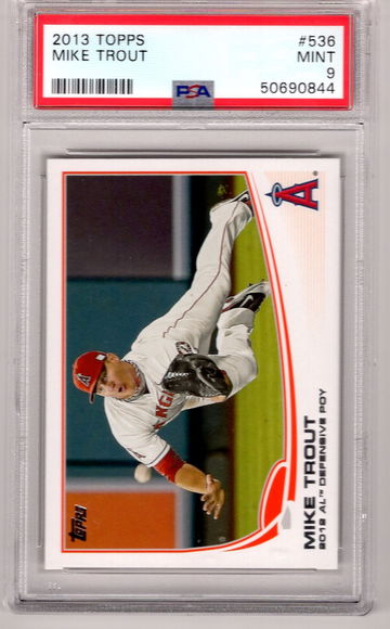 2013 Topps Mike Trout Angels PSA 9