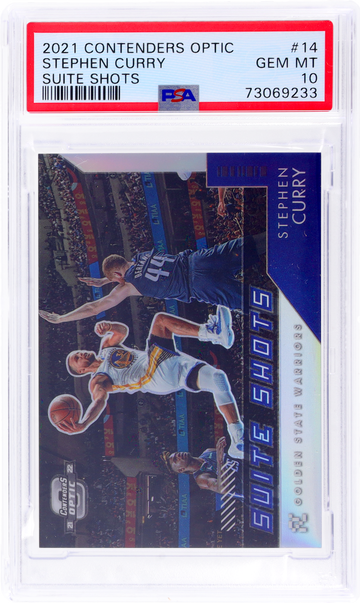2021 Panini Contenders Optic Suite Shots Stephen Curry #14 PSA 10