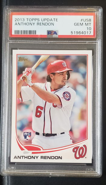 2013 Topps Update Anthony Rendon RC #US8 PSA 10 GEM MINT