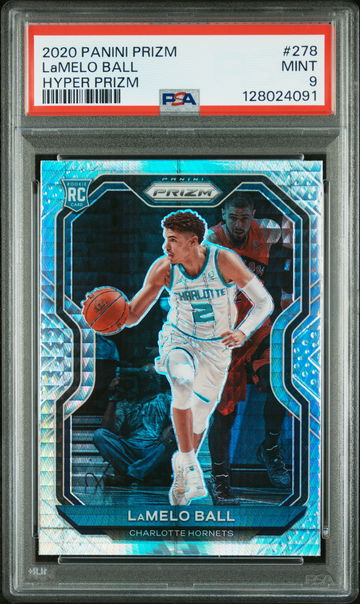 2020 Panini Prizm Hyper Prizm Lamelo Ball #278 PSA 9