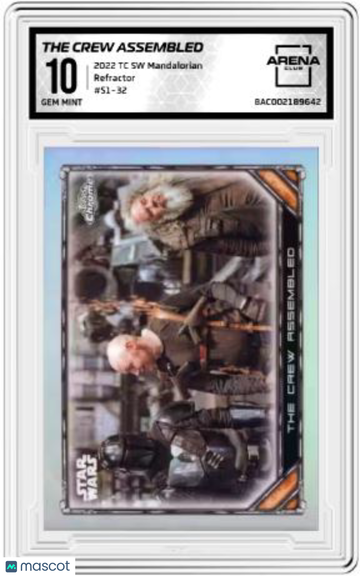 2022 TC SW Mandalorian The Crew Assembled #S1-32 Arena Club 10