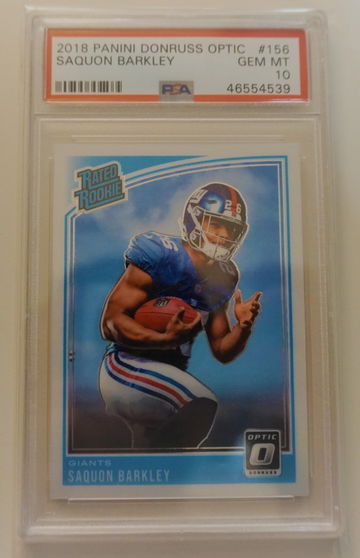 2018 Saquon Barkley Optic Rookie (PSA 10)