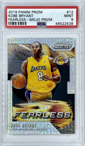 2019 Kobe Bryant Prizm Fearless Mojo PSA 9 19/25