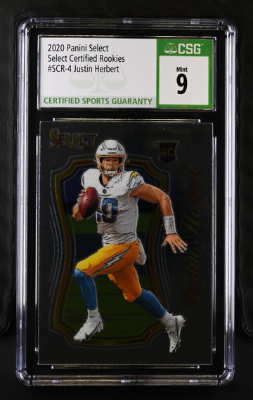 2020 SELECT JUSTIN HERBERT CERTIFIED ROOKIES 