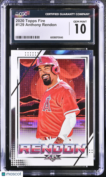2020 Topps Fire Anthony Rendon #129 CGC 10