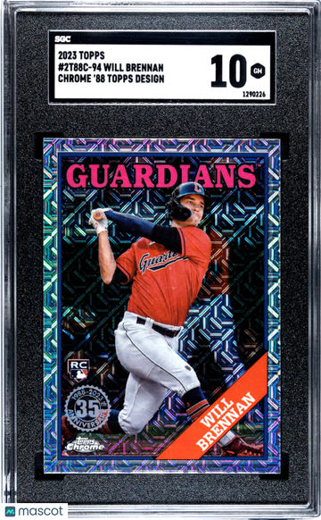 2023 Topps Will Brennan #2T88C-94 CHR. '88 SGC 10