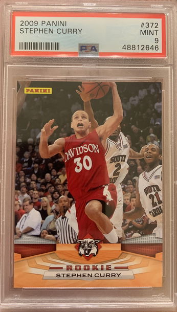 2009 Panini Stephen Curry Rookie #372 PSA 9 MINT 