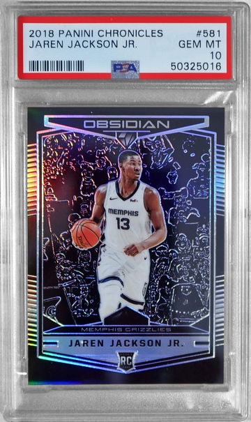 2018 Jaren Jackson Jr Obsidian PSA 10