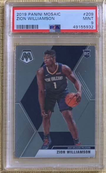 2019 Panini Mosaic Zion Williamson #209 