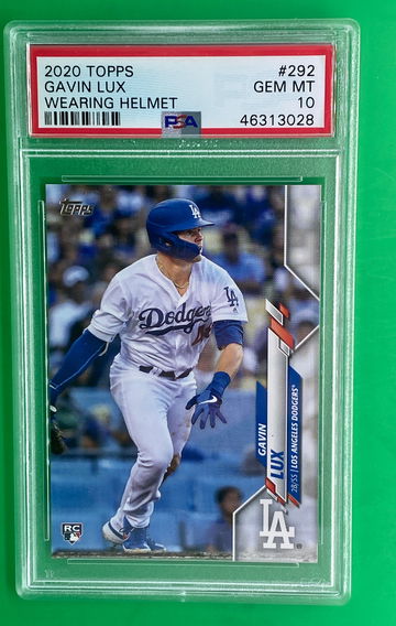 Gavin Lux 2020 topps psa 10