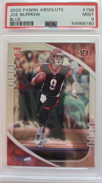 2020 Panini Absolute Joe Burrow#158 PSA 9
