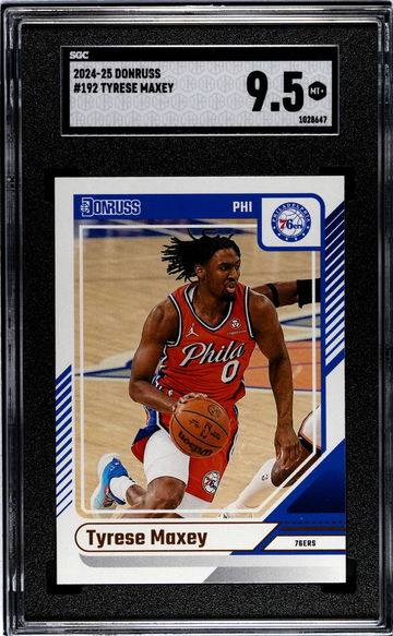 2024-25 Donruss #192 Tyrese Maxey SGC 9.5