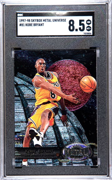 1997-98 Metal Universe Kobe Bryant #81 SGC 8.5