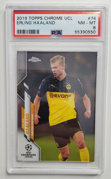 2019 Topps Chrome UCL Erling Haaland