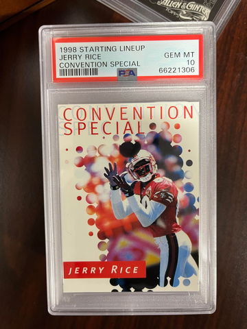 1998 Starting Lineup Jerry Rice Convention Special PSA 10